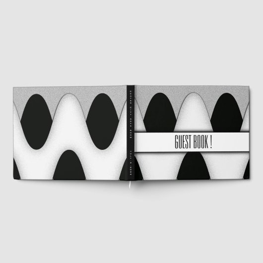 Modern kunstgastboek gastenboek (Volledig)