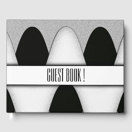Modern kunstgastboek gastenboek