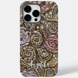 Modern kunstleder Abstract  Case-Mate iPhone 14 Pro Max Hoesje