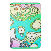 Modern kunstontwerp badmat (Voorkant Verticaal)