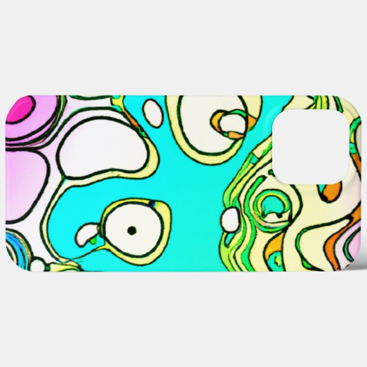 Modern kunstontwerp Case-Mate iPhone case (Achterkant (horizontaal))