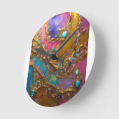 modern kunstontwerp ronde klok (Hoek)