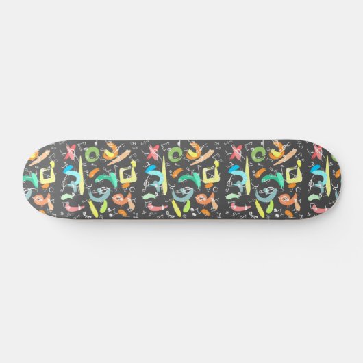 Modern kunstskateboard persoonlijk skateboard (Horizontaal)
