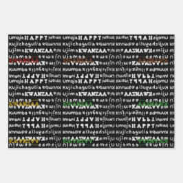 Modern Kwanzaa Inpakpapier Vel