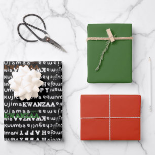 Modern Kwanzaa Inpakpapier Vel