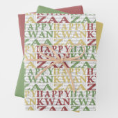 Modern Kwanzaa Inpakpapier Vel (In situ)