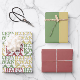 Modern Kwanzaa Inpakpapier Vel
