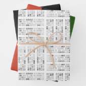 Modern Kwanzaa Inpakpapier Vel (In situ)