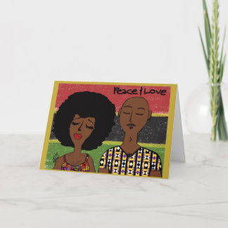 Modern Kwanzaa Kaart