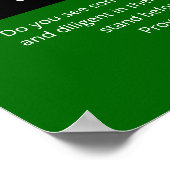 Modern Kwanzaa KUMBA Poster (Hoek)