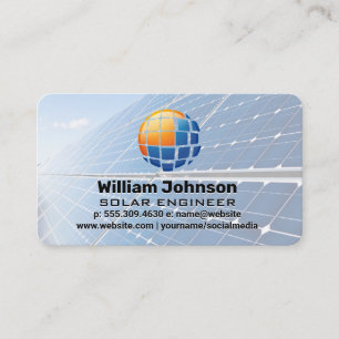Modern l Tech Engineer Energie AI Visitekaartje