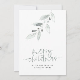 Modern laat zakelijk Logo heerlijk kerstfeest Feestdagenkaart