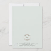 Modern laat zakelijk Logo heerlijk kerstfeest Feestdagenkaart (Achterkant)