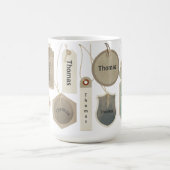Modern- Label Jouw naam | Uniek aangepast Koffiemok (Center)