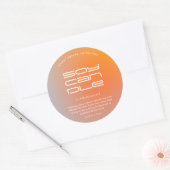 Modern label voor verlopen productkaarsen (Envelop)