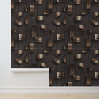Modern Labyrinth (Metaal) Luxe Behang