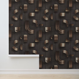 Modern Labyrinth (Metallic) Luxury Behang