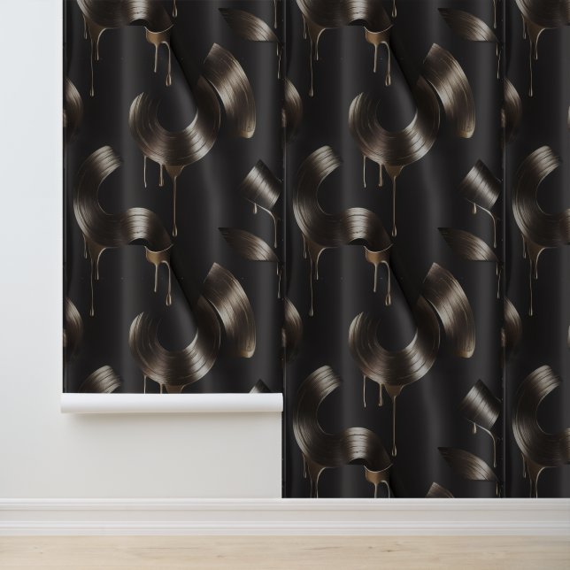 Modern Labyrinth nr. 4 (Metaalachtig) Luxe Behang (Applicatie)