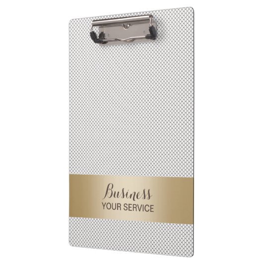 Modern Lace Gold Striped Klembord (Links)