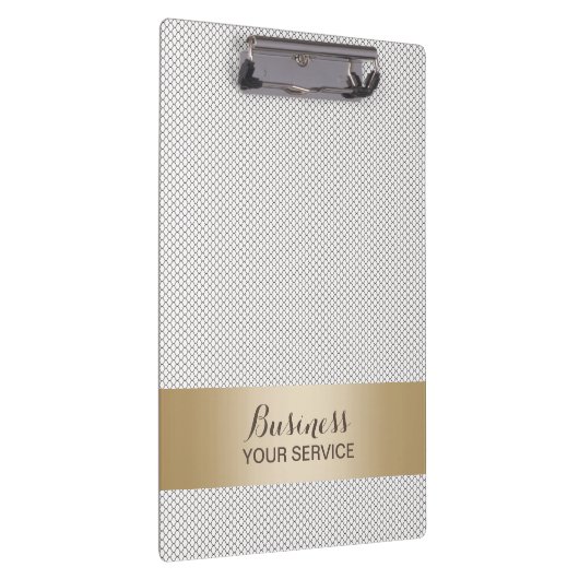 Modern Lace Gold Striped Klembord (Rechts)