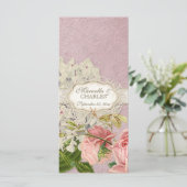 Modern  Lace Tea Sined Hydrangea n Rozen (Staand voorkant)