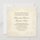 Modern  Lace Tea Sined Hydrangea n Rozen Kaart (Achterkant)