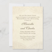 Modern  Lace Tea Sined Hydrangea n Rozen Kaart (Achterkant)