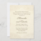 Modern  Lace Tea Sined Hydrangea n Rozen Kaart (Achterkant)