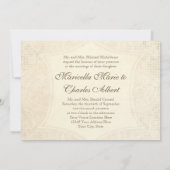 Modern  Lace Tea Sined Hydrangea n Rozen Kaart (Achterkant)