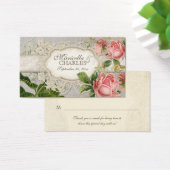 Modern Lace Tea Sined Hydrangea n Rozen Visitekaartje (Bureau)