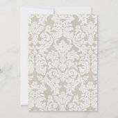 Modern Lace Vrijgezellenfeest of Engagement Party Kaart (Achterkant)