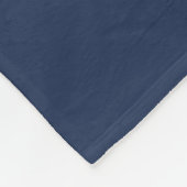 Modern Lake House Familienaam Fleece Blanket (Hoek)