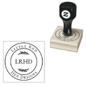 Modern Landelijk Charme Zakelijk Logo Rubberstempel (Gestempeld)