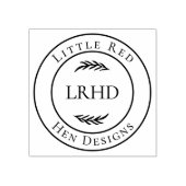 Modern Landelijk Charme Zakelijk Logo Rubberstempel (Afrduk)