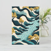 Modern Landscape Bedankkaart (Staand voorkant)