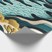 Modern Landscape Cadeaupapier (Hoek)