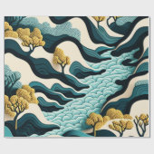 Modern Landscape Cadeaupapier (Vlak)