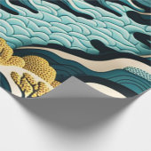 Modern Landscape Cadeaupapier (Hoek)
