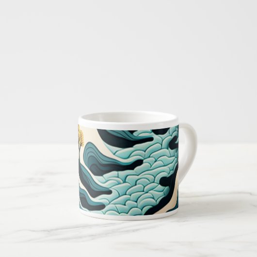 Modern Landscape Espresso Kop (Voorkant rechts)