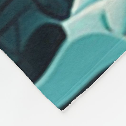 Modern Landscape Fleece Deken (Hoek)