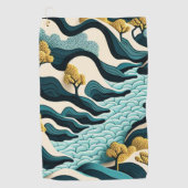 Modern Landscape Golfhanddoek (Voorkant)