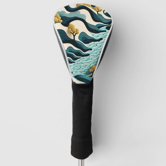 Modern Landscape Golfheadcover (Voorkant)