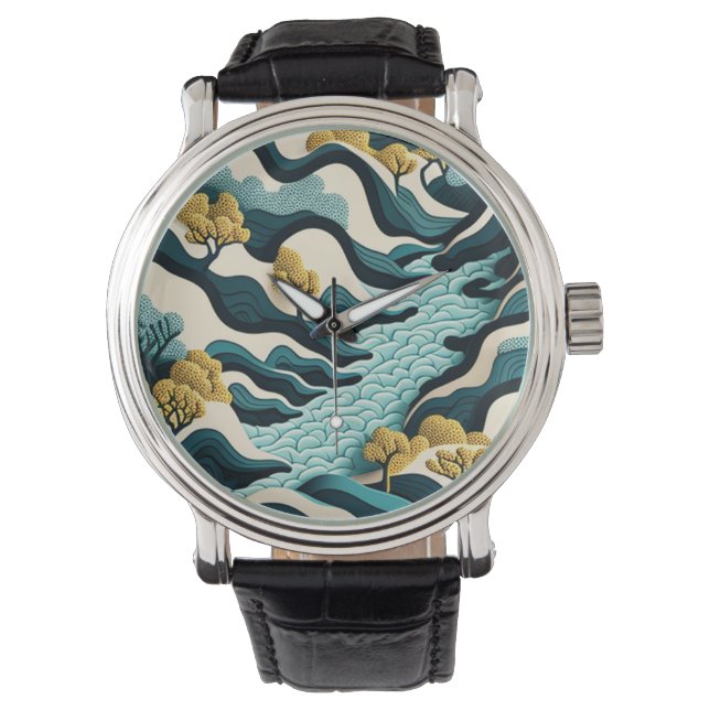 Modern Landscape Horloge (Voorkant)