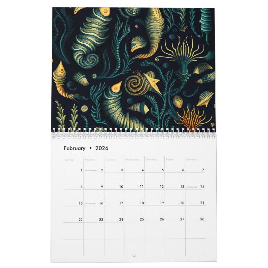 Modern Landscape Kalender (Feb 2026)