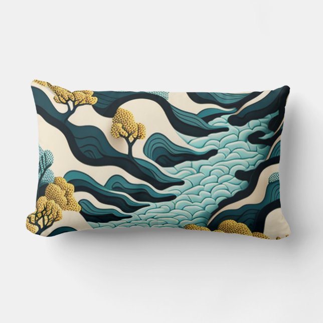 Modern Landscape Kussen (Voorkant)