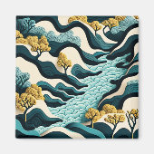Modern Landscape Magneet (Voorkant)
