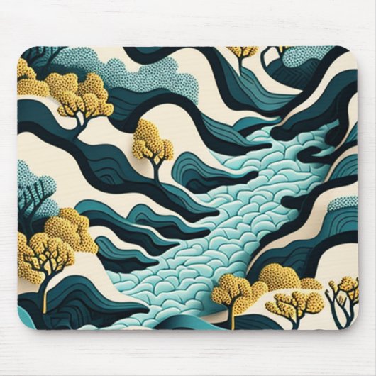Modern Landscape Muismat (Voorkant)
