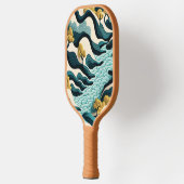 Modern Landscape Pickleball Paddle (Links)