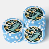 Modern Landscape Poker Chips (Opstapeling)