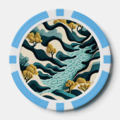 Modern Landscape Poker Chips (Voorkant)